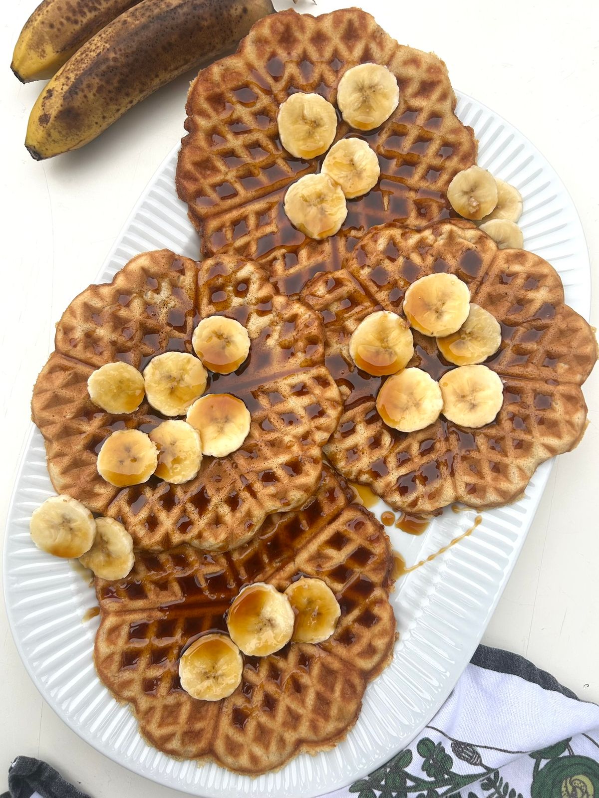 Bananvafler med kanel