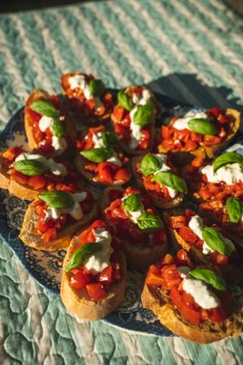 Bruschetta med burrata