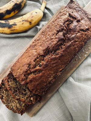 Bananbrød med chokolade